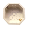 Caja Octogonal PVC