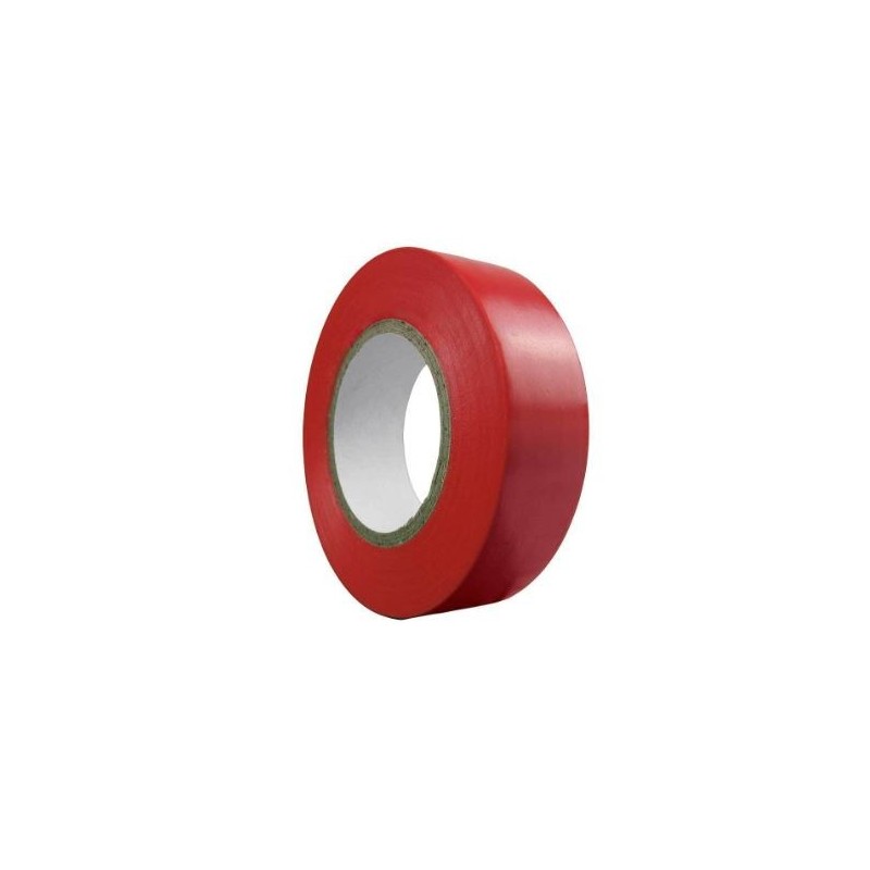 Cinta Aislante Roja clase C Tramontina 0,13 x 19 mm