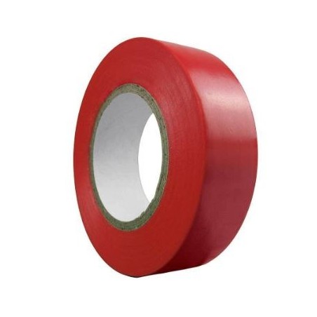 Cinta Aislante Roja clase C Tramontina 0,13 x 19 mm