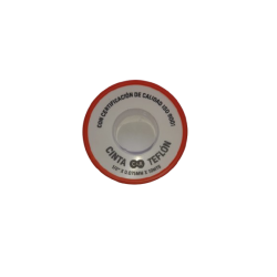 Cinta Teflon 1/2" x 0.0075 mm x 10 m