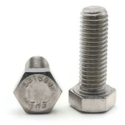 Perno Hexagonal sin Tuerca  1/4" x 3" x und