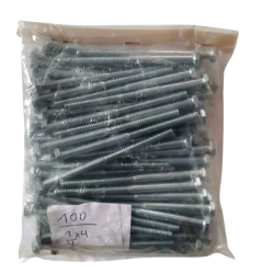 Perno Hexagonal sin Tuerca  1/4" x 4" x und