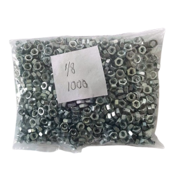 Tuerca Hexagonal Zincada 1/8 x und