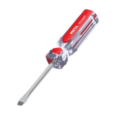 Desarmador Plano Rojo 1/4 x 4"