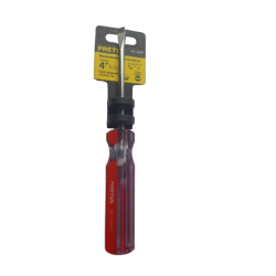 Desarmador Plano Rojo 1/4 x 4"