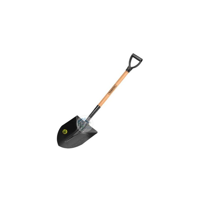 Pala Punta Huevo con Mango de Madera 71 cm y agarre de Plástico Tramontina Pala Punta Huevo con Mango de Madera 71 cm y agarre de Plástico Tramontina