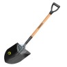 Pala Punta Huevo con Mango de Madera 71 cm y agarre de Plástico Tramontina